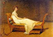 Jacques-Louis  David Portrait of Madame Recamier oil
